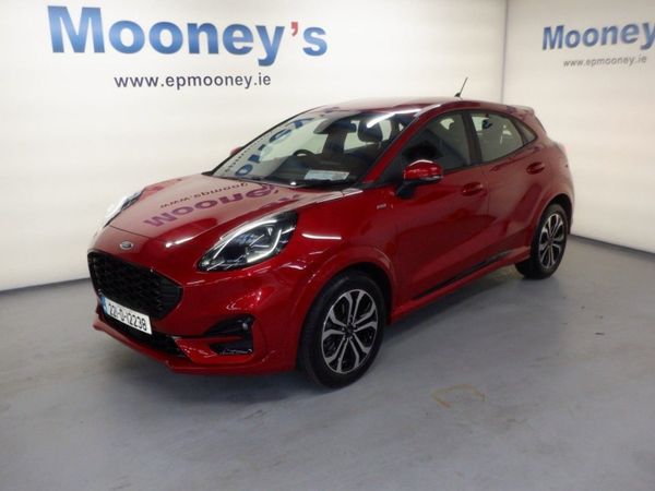 Ford Puma Crossover, Petrol Hybrid, 2022, Red