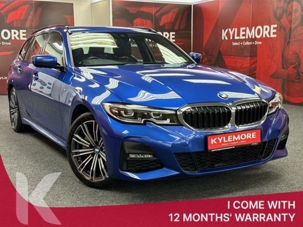 BMW 3-Series Estate, Hybrid, 2021, Blue