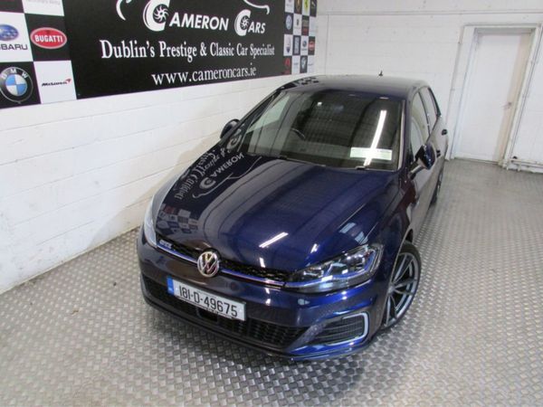 Volkswagen Golf Hatchback, Petrol Plug-in Hybrid, 2018, Blue