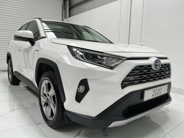 Toyota RAV4 SUV, Petrol Hybrid, 2020, White