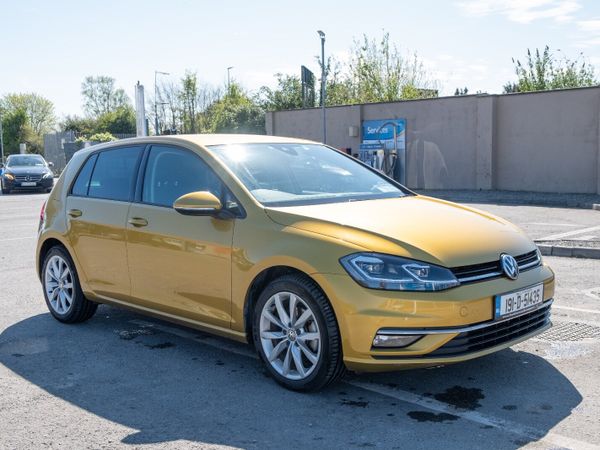 Volkswagen Golf Hatchback, Petrol, 2019, Gold