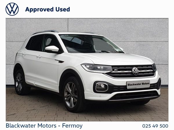 Volkswagen T-Cross SUV, Petrol, 2021, White