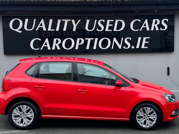 Volkswagen Polo Hatchback, Petrol, 2014, Red