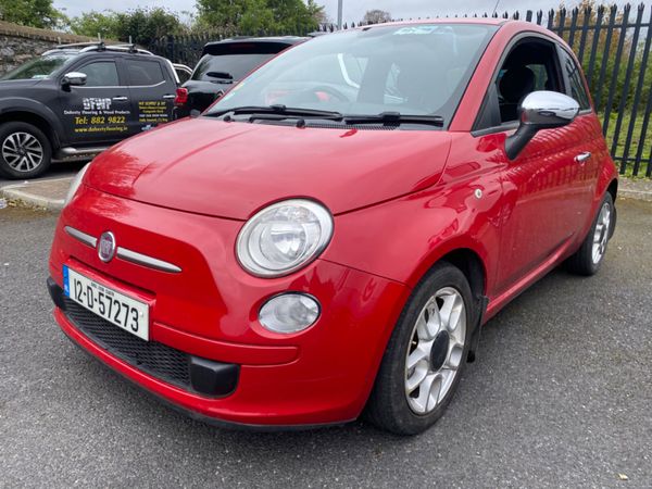 Fiat 500 Hatchback, Petrol, 2012, Red