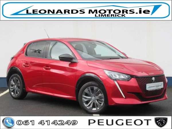 Peugeot 208 Hatchback, Electric, 2024, Red