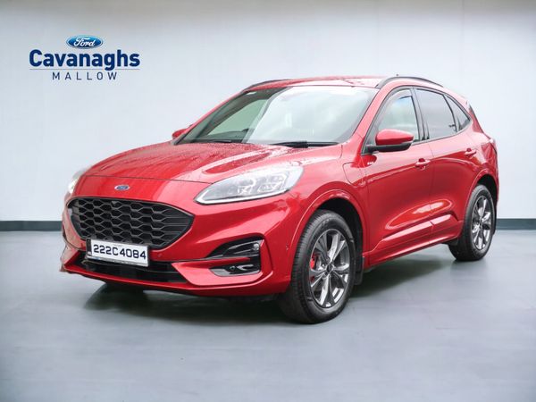 Ford Kuga SUV, Petrol Hybrid, 2022, Red