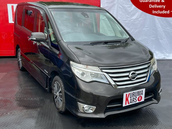 Nissan Serena MPV, Petrol Hybrid, 2015, Brown