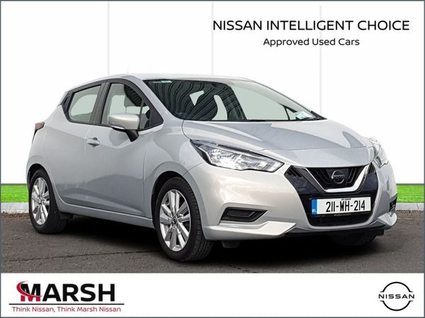 Nissan Micra Hatchback, Petrol, 2021, Silver