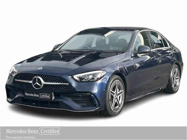 Mercedes-Benz C-Class Saloon, Petrol, 2021, Blue