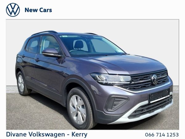 Volkswagen T-Cross SUV, Petrol, 2024, Grey