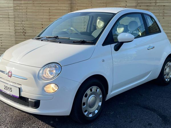 Fiat 500 Hatchback, Petrol, 2015, White