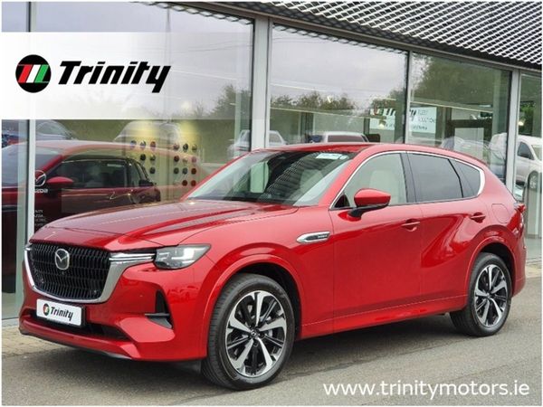 Mazda CX-60 SUV, Petrol Plug-in Hybrid, 2025, Red
