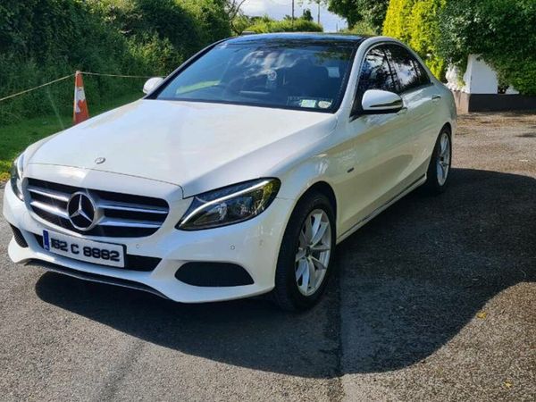 Mercedes-Benz C-Class Saloon, Petrol Plug-in Hybrid, 2016, White