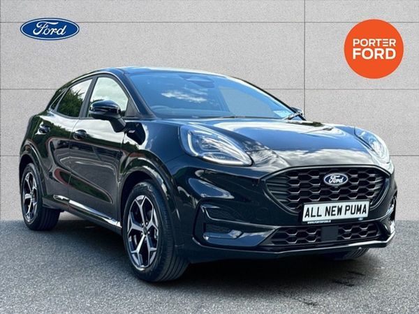 Ford Puma Crossover, Petrol Hybrid, 2025, Black