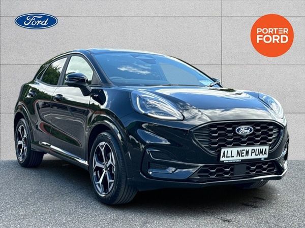 Ford Puma Crossover, Petrol Hybrid, 2024, Black