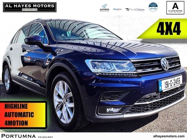 Volkswagen Tiguan SUV, Diesel, 2019, Blue