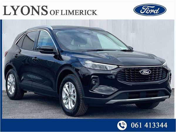 Ford Kuga SUV, Petrol Plug-in Hybrid, 2024, Black