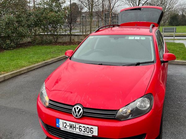 Volkswagen Golf Estate, Petrol, 2012, Red