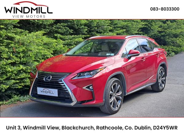 Lexus RX SUV, Petrol Hybrid, 2019, Red