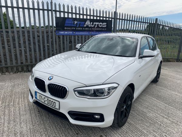 BMW 1-Series Hatchback, Diesel, 2017, White