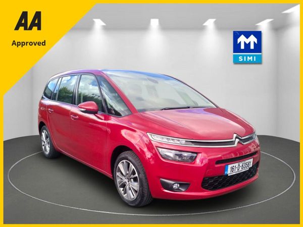 Citroen Grand C4 Picasso MPV, Diesel, 2016, Red