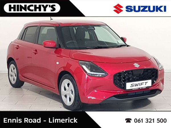 Suzuki Swift Hatchback, Petrol Hybrid, 2025, Red