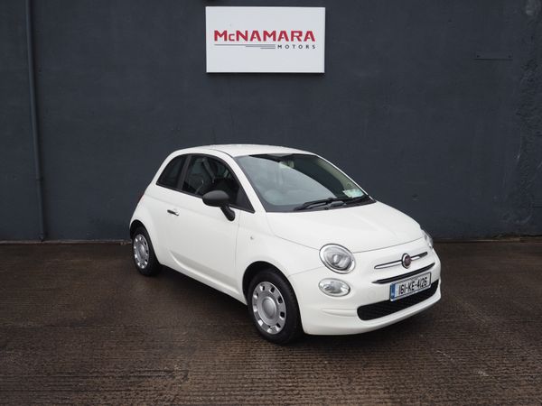 Fiat 500 Hatchback, Petrol, 2016, White