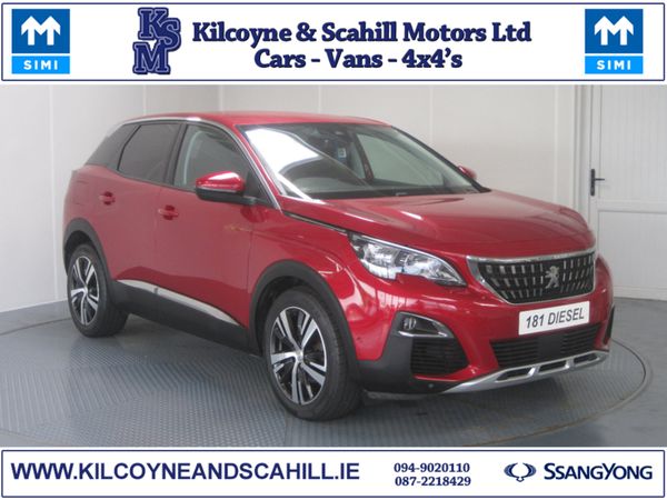 Peugeot 3008 SUV, Diesel, 2018, Red
