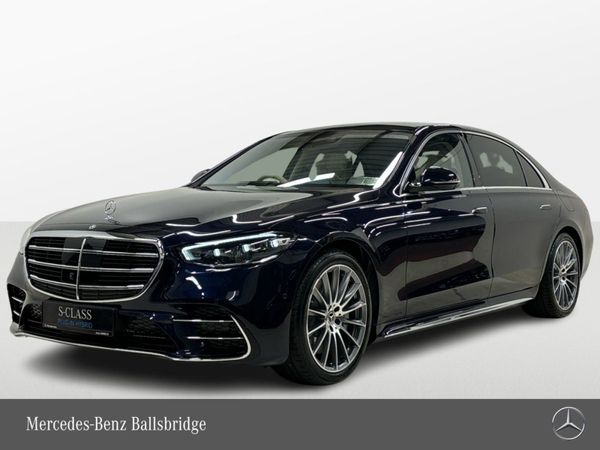 Mercedes-Benz S-Class Saloon, Petrol Plug-in Hybrid, 2025, Blue