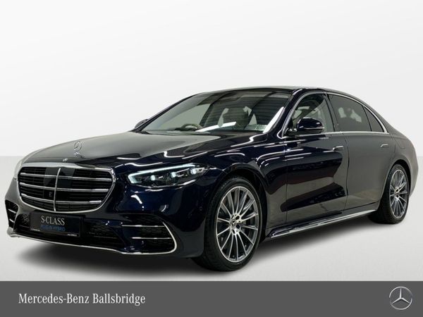 Mercedes-Benz S-Class Saloon, Petrol Plug-in Hybrid, 2024, Blue