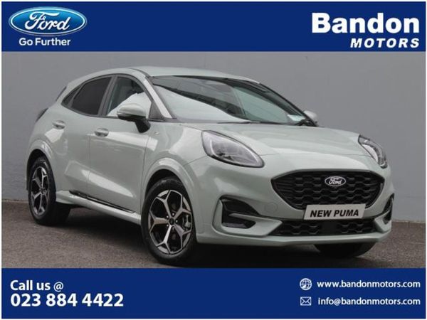 Ford Puma Hatchback, Petrol Hybrid, 2024, Grey