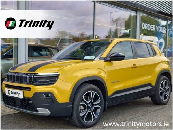 Jeep Avenger SUV, Electric, 2024, Yellow