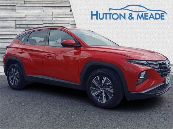 Hyundai Tucson SUV, Petrol Hybrid, 2022, Red