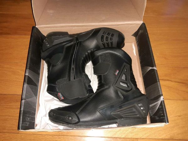 Clothes boots motorcycle store