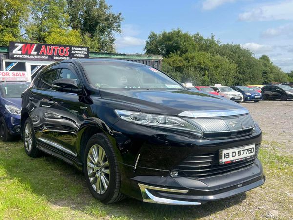 Toyota Harrier SUV, Petrol Hybrid, 2018, Black