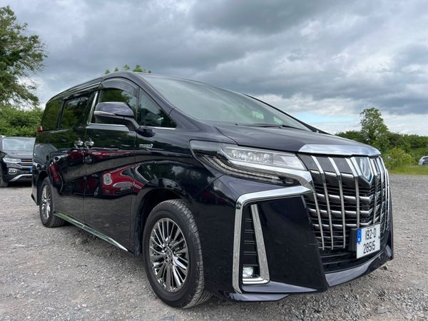 Toyota Alphard MPV, Petrol Hybrid, 2019, Black