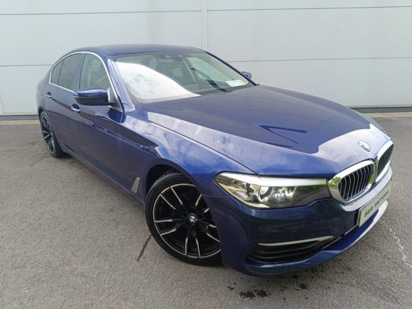 BMW 5-Series Saloon, Diesel, 2018, Blue