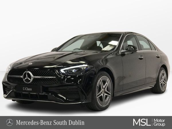 Mercedes-Benz C-Class Saloon, Petrol Plug-in Hybrid, 2024, Black