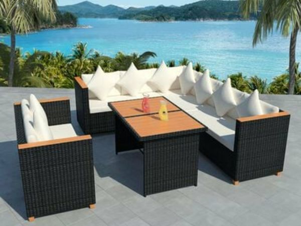 Vicenza rattan cube set 5 piece sale