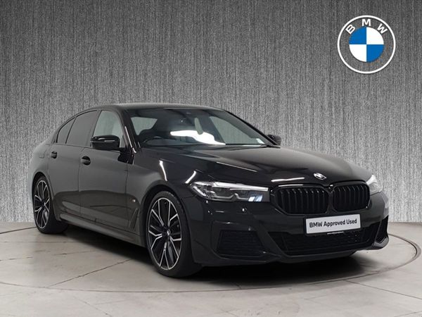 BMW 5-Series Saloon, Diesel, 2021, Black