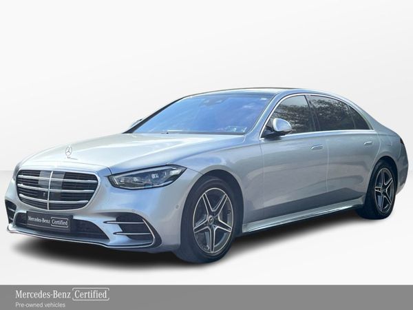 Mercedes-Benz S-Class Saloon, Petrol Plug-in Hybrid, 2022, Silver