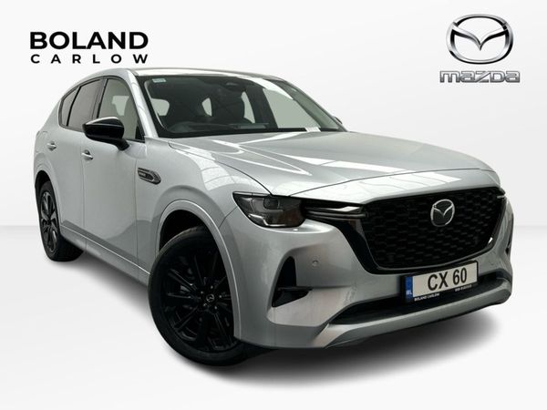 Mazda CX-60 SUV, Petrol Plug-in Hybrid, 2025, Silver