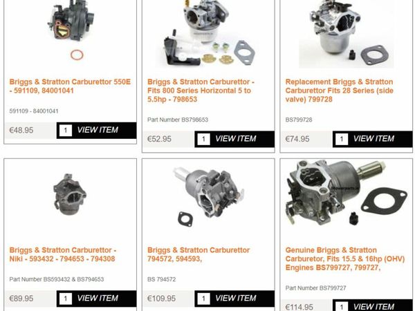 Briggs and stratton 375 carburettor hotsell