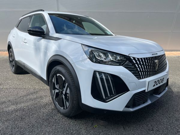Peugeot 2008 SUV, Petrol Hybrid, 2025, White
