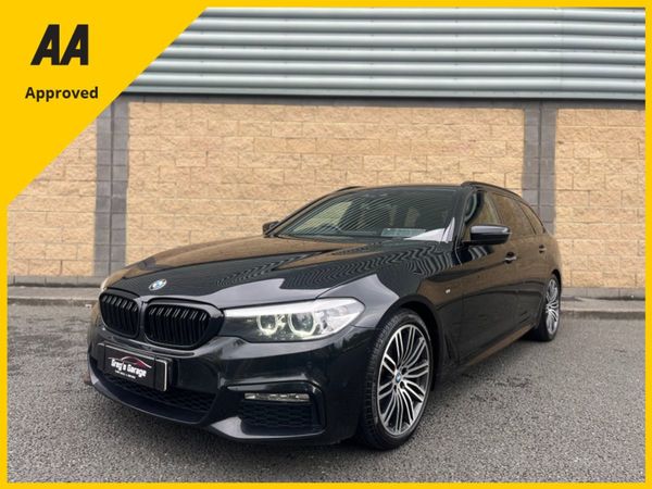 BMW 5-Series Estate, Diesel, 2018, Black