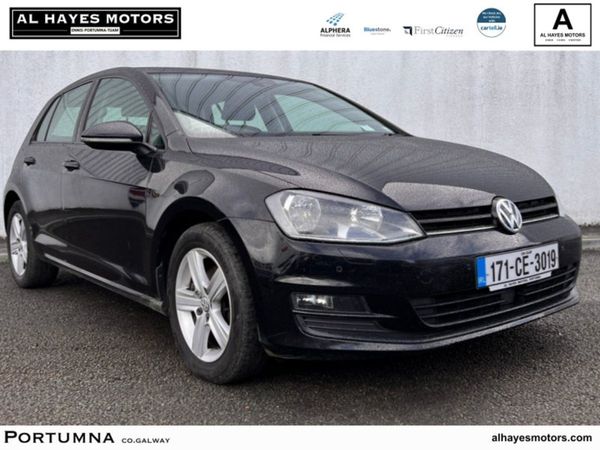 Volkswagen Golf Hatchback, Diesel, 2017, Black