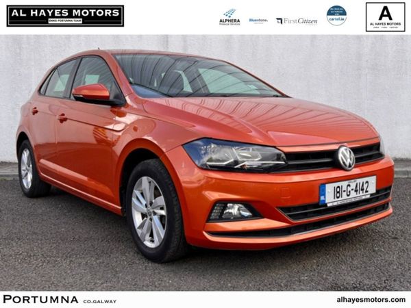 Volkswagen Polo Hatchback, Petrol, 2018, Orange