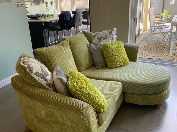 Lime green sofa cushions sale