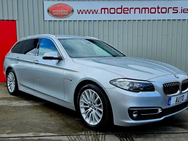 BMW 5-Series Estate, Petrol, 2015, Silver