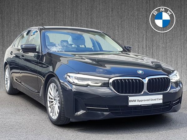 BMW 5-Series Saloon, Diesel, 2021, Black